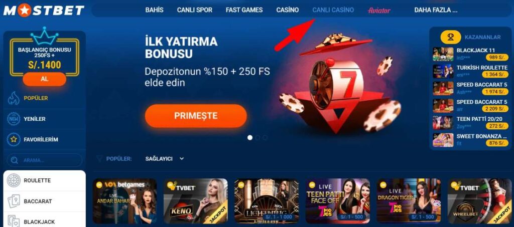 mostbet casino